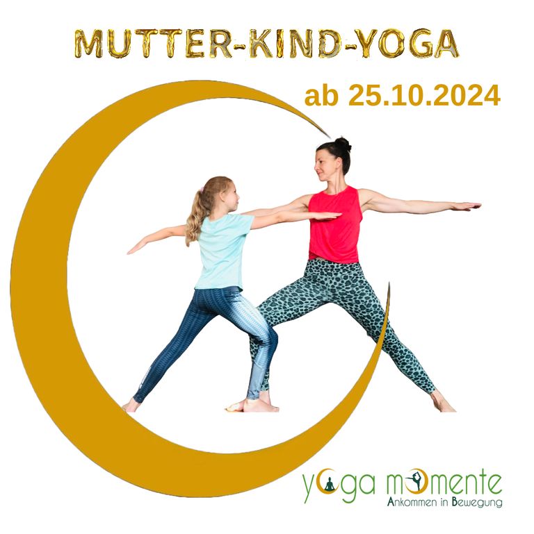 Mutter-Kind-Yoga Ankündigung
