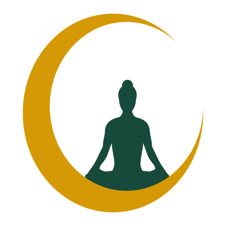 yoga momente Mond Lotussitz